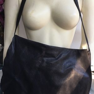 Carlos Falchi Super Long Asymmetric Cut Slouch Bag